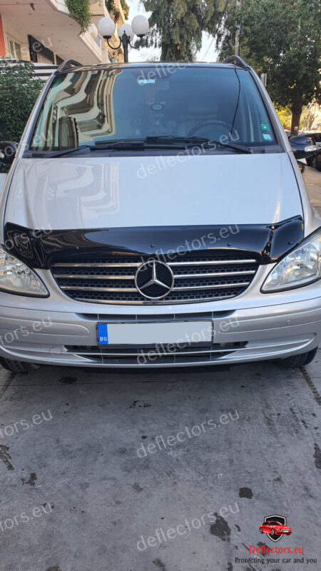Déflecteur de capot pour Mercedes-Benz Vito (W639) 2003-2014 (Viano, V-Class, Marco Polo, Metris, Valente) 2 Déflecteur de capot pour Mercedes-Benz Vito (W639) 2003-2014 (Viano, V-Class, Marco Polo, Metris, Valente)