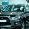 Motorhaubenschutz / Steinschlagschutz Motorhaube für Mitsubishi Outlander 2013-2021