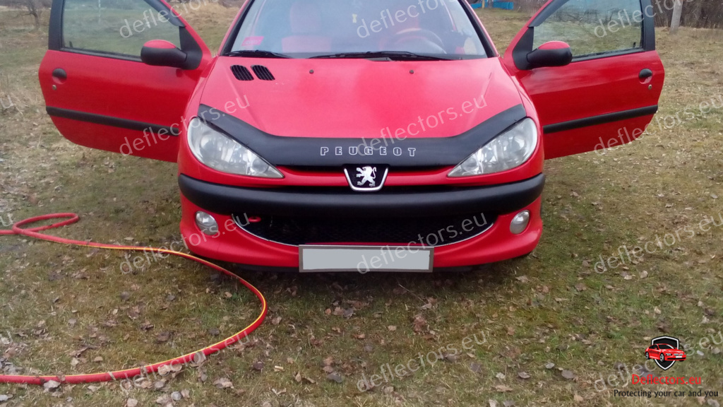 Motorhaubenschutz / Steinschlagschutz Motorhaube für Peugeot 206 1998-2003 2 Motorhaubenschutz / Steinschlagschutz Motorhaube für Peugeot 206 1998-2003