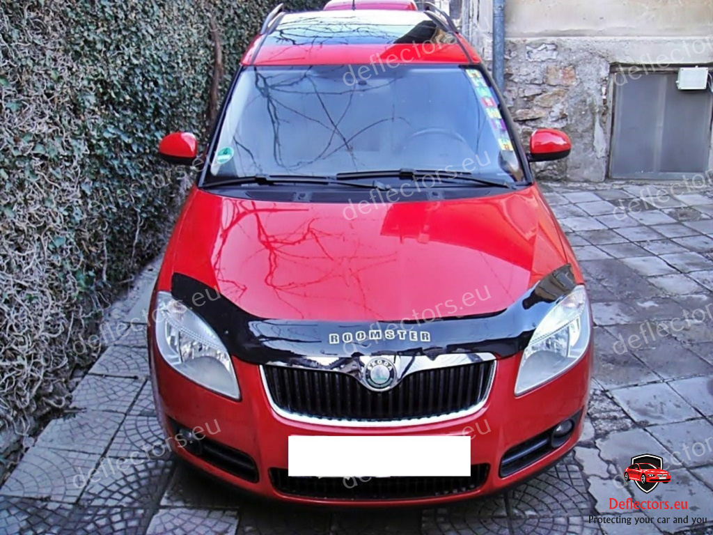 Huvskydd / stenskottsskydd huv / motorhuvsskydd för Skoda Roomster, Praktik 2006-2010 3 Huvskydd / stenskottsskydd huv / motorhuvsskydd för Skoda Roomster, Praktik 2006-2010 - Bild 2