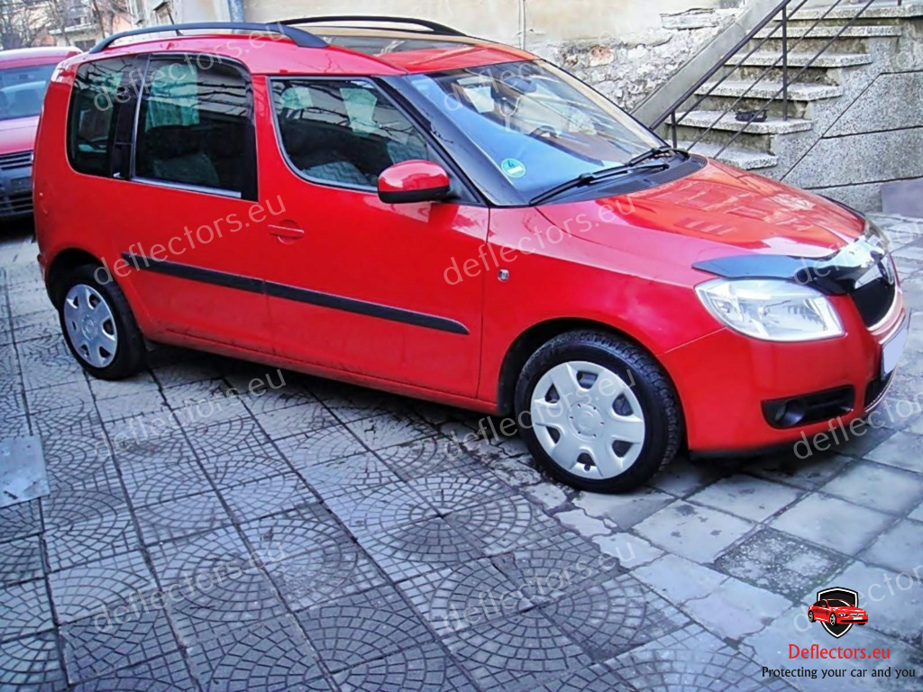 Huvskydd / stenskottsskydd huv / motorhuvsskydd för Skoda Roomster, Praktik 2006-2010 7 Huvskydd / stenskottsskydd huv / motorhuvsskydd för Skoda Roomster, Praktik 2006-2010 - Bild 6