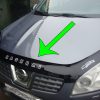 Дефлектор за преден капак за Nissan Armada 2008-2016 A60 (Titan 2004-2015) Дефлектор за преден капак за Nissan Qashqai 2006-2009 (шаблон за дефлектори за преден капак)