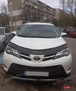 DXQxue Deflettori d'Aria Antiturbo per Toyota RAV4 MK4-XA40 2014-2019, Set di Antivento Antipioggia Fume' Oscurati Antipioggia
