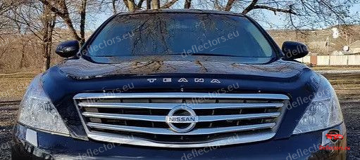 Deflektor prednej kapoty pre Nissan Teana (J31 facelift) 2006- (so zubami) 6 Deflektor prednej kapoty pre Nissan Teana (J31 facelift) 2006- (so zubami) – Obrázok 5