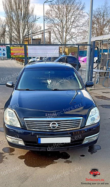 Deflektor prednej kapoty pre Nissan Teana (J31 facelift) 2006- (so zubami) 4 Deflektor prednej kapoty pre Nissan Teana (J31 facelift) 2006- (so zubami) – Obrázok 3