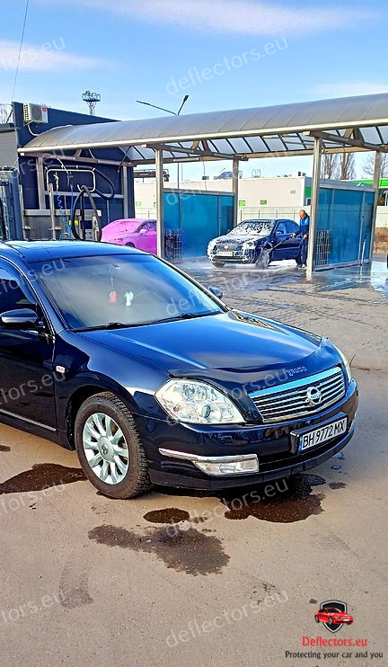 Deflektor prednej kapoty pre Nissan Teana (J31 facelift) 2006- (so zubami) 3 Deflektor prednej kapoty pre Nissan Teana (J31 facelift) 2006- (so zubami) – Obrázok 2