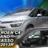 Légterelők Heko CITROEN C4 Picasso (2013+) 5 ajtóshoz – 4db elöl-hátul 2