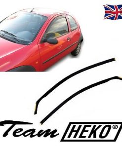 Bočni vjetrobrani / deflektori vjetra / deflektori zraka Heko za FORD FIESTA (1996-2000) 5 vrata – 2 kom. par bočnih vjetrobrana za prednja vrata Bočni vjetrobrani / deflektori vjetra / deflektori zraka Heko za FORD FIESTA (1996-2000) 5 vrata - 2 kom. par bočnih vjetrobrana za prednja vrata