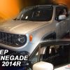Okenné deflektory Heko pre JEEP RENEGADE (2014+) 5 dvere – 2 ks spredu