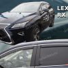 Wind deflectors Heko in-channel for LEXUS RX (2016+) 5 doors – 2 pcs front 2
