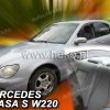 Okenné deflektory Heko pre MERCEDES S-Class W220 (1999-2005) Sedan (Dlhá základňa) – 4 ks predné a zadné 2