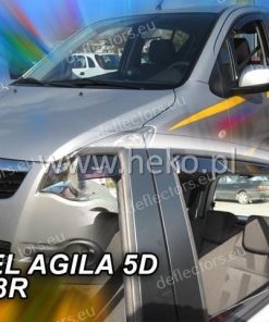 Alternative view of Windabweiser Heko für OPEL AGILA (2008+) 5 Türen - 4 Stk. Vorderseite und hinten