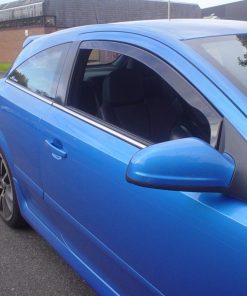 Alternative view of Zijwindschermen / raamspoilers / windgeleiders Heko voor OPEL ASTRA H (2005-2010) GTC 3 deurs