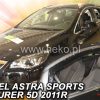 Bočni vjetrobrani / deflektori vjetra / deflektori zraka Heko za OPEL ASTRA H (2005-2010) GTC 3 vrata