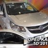 Set paravânturi auto Heko cu montajul în canal pentru OPEL KARL (2015+) 5 uși – 2 buc. față