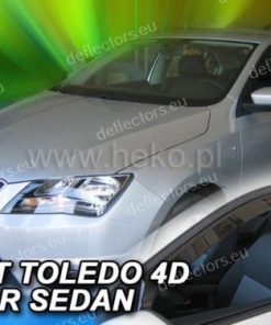 Alternative view of Wind deflectors Heko in-channel for SEAT TOLEDO (2013) 5 doors - 4 pcs front and rear