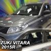 Zijwindschermen / raamspoilers / windgeleiders Heko voor SUZUKI VITARA (2014+) 5 deurs - 2 stuks voorkant