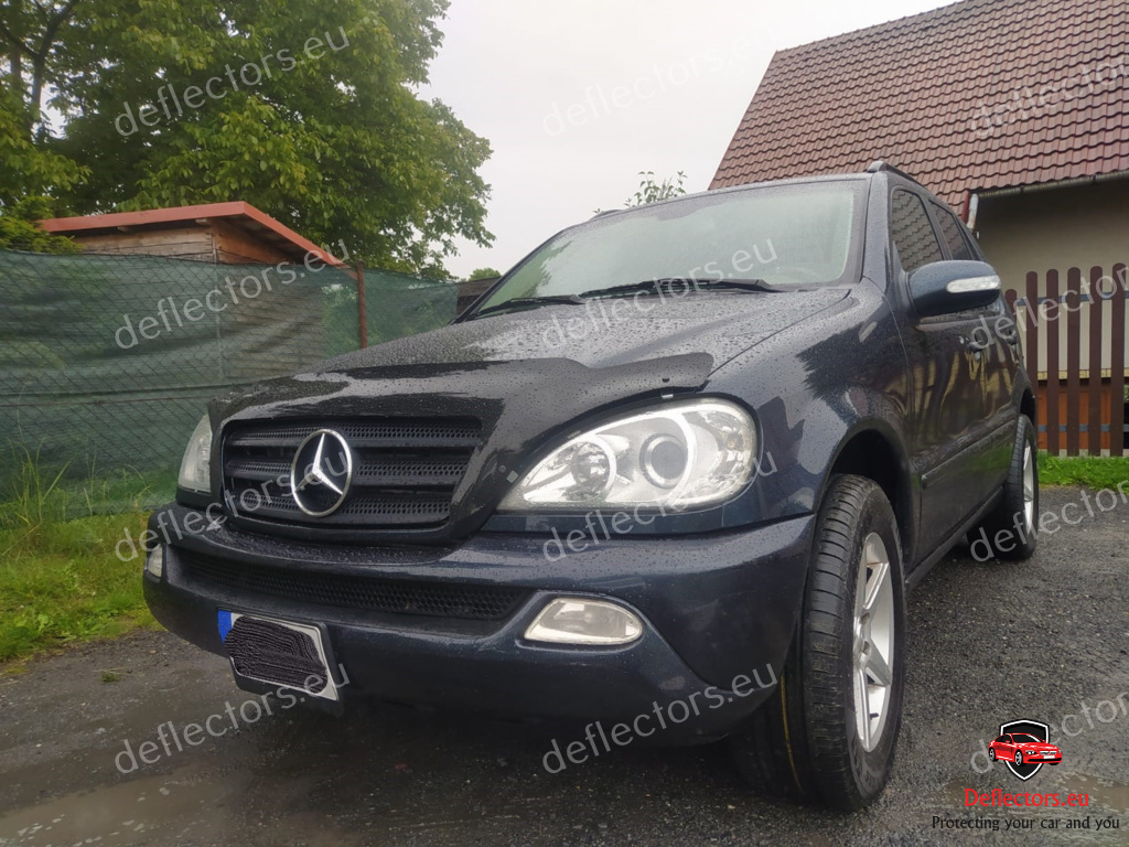 Дефлектор за преден капак за Mercedes-Benz ML Class 1997-2005 (w163) (със зъби) 4 Дефлектор за преден капак за Mercedes-Benz ML Class 1997-2005 (w163) (със зъби) - Image 2