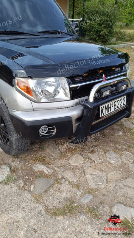 Deflector de capotă pentru Mitsubishi Pajero Pinin / iO 1998-2007 (H61-H77, motor 1.8L) (Shogun Pinin, Montero iO) 21 Deflector de capotă pentru Mitsubishi Pajero Pinin / iO 1998-2007 (H61-H77, motor 1.8L) (Shogun Pinin, Montero iO) - imagine 19