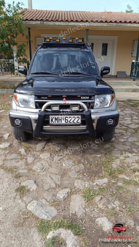 Deflector de capotă pentru Mitsubishi Pajero Pinin / iO 1998-2007 (H61-H77, motor 1.8L) (Shogun Pinin, Montero iO) 22 Deflector de capotă pentru Mitsubishi Pajero Pinin / iO 1998-2007 (H61-H77, motor 1.8L) (Shogun Pinin, Montero iO) - imagine 20