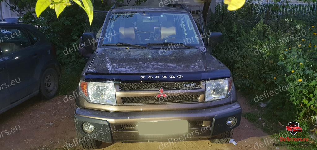 Deflector de capotă pentru Mitsubishi Pajero Pinin / iO 1998-2007 (H61-H77, motor 1.8L) (Shogun Pinin, Montero iO) 26 Deflector de capotă pentru Mitsubishi Pajero Pinin / iO 1998-2007 (H61-H77, motor 1.8L) (Shogun Pinin, Montero iO) - imagine 24