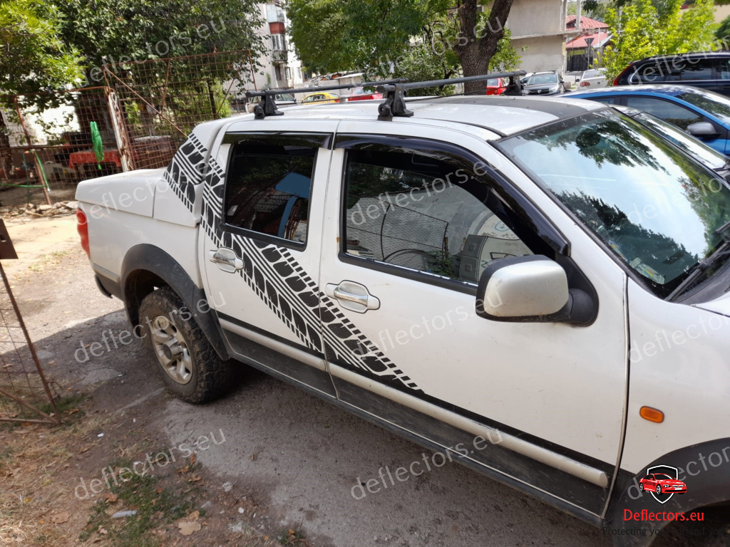 Zijwindschermen / raamspoilers / windgeleiders voor plakken voor Great Wall Steed / Wingle 3, 5, 6, 7 / V240 2006-2023 4 stuks voor en achter 8 Zijwindschermen / raamspoilers / windgeleiders voor plakken voor Great Wall Steed / Wingle 3, 5, 6, 7 / V240 2006-2023 4 stuks voor en achter - Afbeelding 8