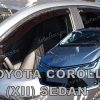 Okenné deflektory Heko pre TOYOTA COROLLA (2018+) Sedan - 4 ks predné a zadné
