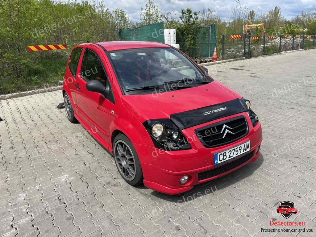 Huvskydd / stenskottsskydd huv / motorhuvsskydd för Citroen C2 2003-2008 3 Huvskydd / stenskottsskydd huv / motorhuvsskydd för Citroen C2 2003-2008 - Bild 3