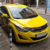 Motorkap beschermer (deflektor) voor Hyundai Elantra 2020- (kort, boven de rand van de motorkap) 2