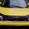 Deflector de capó / capot para Kia Soul / Soul EV / e-Soul 2019-2023 (con hueco para el emblema) (también es apto para modelos 2023-, pero el agujero es innecesario)