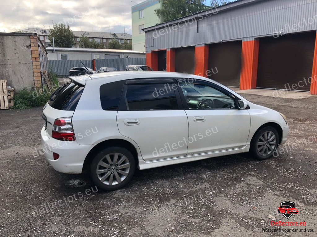 Vindavvisare / fönstervisir extern montering för Honda Civic VII Hb 5d 2001-2005 – 5 dörrar – 4 st. fram och bak 7 Vindavvisare / fönstervisir extern montering för Honda Civic VII Hb 5d 2001-2005 - 5 dörrar - 4 st. fram och bak - Bild 5