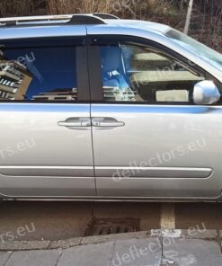Alternative view of Deflectores de viento para montaje exterior (pegado) para Kia Carnival II 2006+/Sedon 2006-2010 5 puertas  - 4 piezas delanteros y traseros
