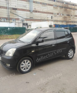 Alternative view of Windabweiser Außenmontage für Kia Picanto 2003-2011 5 Türen - 4 Stk. Vorderseite und hinten