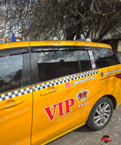Alternative view of Samoljepljivi bočni vjetrobrani / deflektori vjetra / deflektori zraka za Mazda 5 I / Premacy 2005-2010 5 vrata - 4 kom. set bočnih vjetrobrana za prednja + stražnja vrata