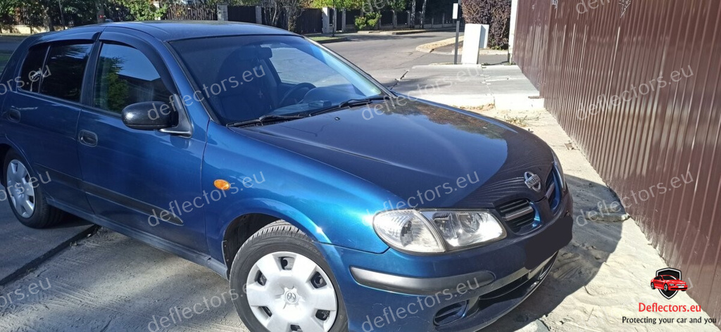 Vindavvisare / fönstervisir extern montering för Nissan Almera II Hb 5d (N16) 2000-2006 – 5 dörrar – 4 st. fram och bak 5 Vindavvisare / fönstervisir extern montering för Nissan Almera II Hb 5d (N16) 2000-2006 - 5 dörrar - 4 st. fram och bak - Bild 3