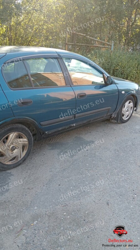 Vindavvisare / fönstervisir extern montering för Nissan Almera II Hb 5d (N16) 2000-2006 – 5 dörrar – 4 st. fram och bak 7 Vindavvisare / fönstervisir extern montering för Nissan Almera II Hb 5d (N16) 2000-2006 - 5 dörrar - 4 st. fram och bak - Bild 5