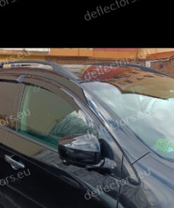 Alternative view of Samoljepljivi bočni vjetrobrani / deflektori vjetra / deflektori zraka za Nissan Murano II (Z51) 2008-2016 5 vrata - 4 kom. set bočnih vjetrobrana za prednja + stražnja vrata