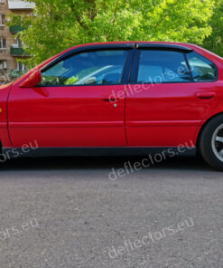 Deflettori aria l'installazione esterna per Nissan Primera Sedan (P10) 1990-1996 5 porte - 4 pz. anteriori e posteriori