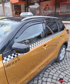 Alternative view of Zijwindschermen / raamspoilers / windgeleiders voor plakken voor Suzuki Vitara 5d 2015+ 5 deurs - 4 stuks voor en achter