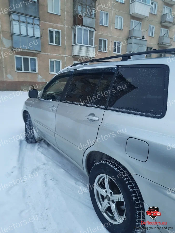 Deflettori aria l’installazione esterna per Toyota Highlander I 2001-2007/Kluger V 2000-2007 5 porte – 4 pz. anteriori e posteriori 3 Deflettori aria l'installazione esterna per Toyota Highlander I 2001-2007/Kluger V 2000-2007 5 porte - 4 pz. anteriori e posteriori