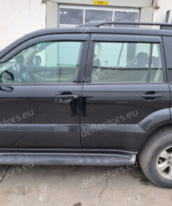 Wind deflectors external fit for Toyota Land Cruiser Prado 120 5d 2003-2008 5 doors - 4 pcs front and rear