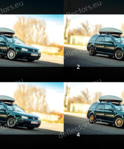 Alternative view of Ветробрани за залепяне за VW Golf 4 5d 1999-2005 Combi с 5 врати - 4 бр. предни и задни
