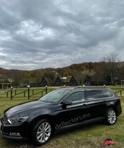Alternative view of Samoljepljivi bočni vjetrobrani / deflektori vjetra / deflektori zraka za VW Passat B8 Variant 2014+ 5 vrata - 4 kom. set bočnih vjetrobrana za prednja + stražnja vrata