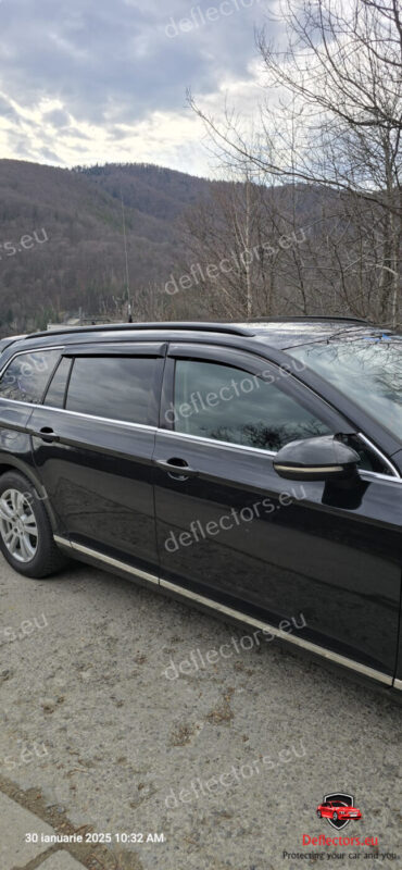 Deflettori aria l’installazione esterna per VW Passat B8 Variant 2014+ 5 porte – 4 pz. anteriori e posteriori 5 Deflettori aria l'installazione esterna per VW Passat B8 Variant 2014+ 5 porte - 4 pz. anteriori e posteriori - immagine 3