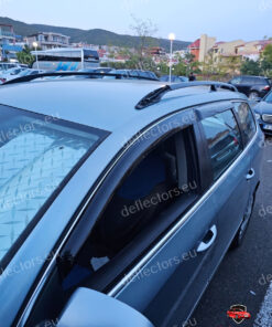 Samoljepljivi bočni vjetrobrani / deflektori vjetra / deflektori zraka za VW Passat B6 2005-2010 / B7 2010+ variant (Combi) 5 vrata - 4 kom. set bočnih vjetrobrana za prednja + stražnja vrata