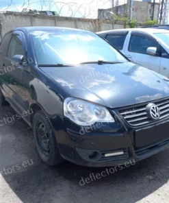 Alternative view of Samoljepljivi bočni vjetrobrani / deflektori vjetra / deflektori zraka za VW Polo IV 3d 2000-2009 3 vrata - 2 kom. par bočnih vjetrobrana za prednja vrata