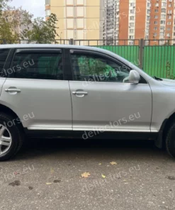 Alternative view of Samoljepljivi bočni vjetrobrani / deflektori vjetra / deflektori zraka za VW Touareg I 2003-2010 / Porsche Cayenne 2002-2007 5 vrata - 4 kom. set bočnih vjetrobrana za prednja + stražnja vrata
