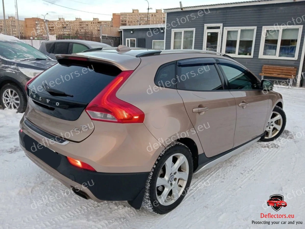 Vindavvisare / fönstervisir extern montering för Volvo V40 Cross Country (D2-D4;T3-T5) 2012+ – 5 dörrar – 4 st. fram och bak 9 Vindavvisare / fönstervisir extern montering för Volvo V40 Cross Country (D2-D4;T3-T5) 2012+ - 5 dörrar - 4 st. fram och bak - Bild 7