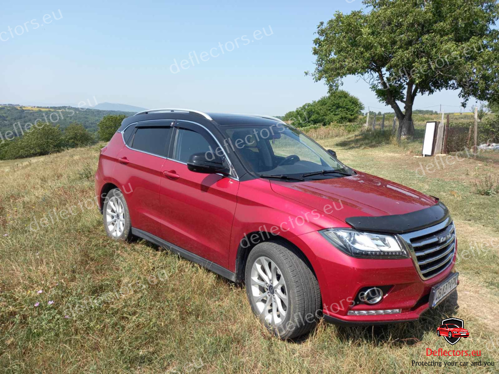 Deflectores de viento para montaje exterior (pegado) para Haval H2 5d 2015+ 5 puertas – 4 piezas delanteros y traseros Deflectores de viento para montaje exterior (pegado) para Haval H2 5d 2015+ 5 puertas - 4 piezas delanteros y traseros
