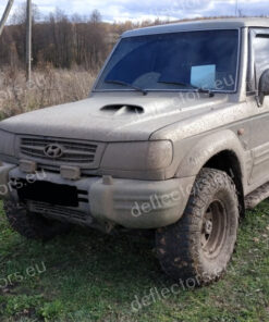 Alternative view of Deflettori aria l'installazione esterna per Hyundai Galloper 3d/5d 1998-2003 - 4 pz. anteriori e posteriori (anteriore adatto a tutti)